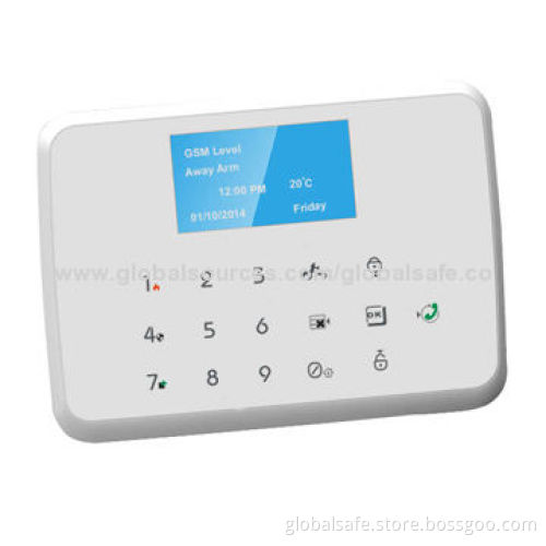 GSM and PSTN wireless intruder DIY alarm system with temperature control